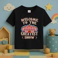 Circus Party Gift Clown Lion Fire Ring Acrobat Funny Toddler T-Shirt thumb 3