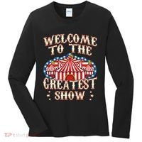Circus Party Gift Clown Lion Fire Ring Acrobat Funny Women's Long Sleeve Shirt thumb 0