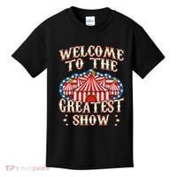 Circus Party Gift Clown Lion Fire Ring Acrobat Funny Kids T-Shirt thumb 0