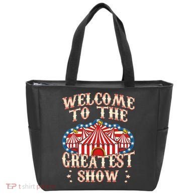 Circus Party Gift Clown Lion Fire Ring Acrobat Funny Tote Bag