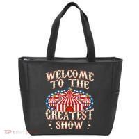 Circus Party Gift Clown Lion Fire Ring Acrobat Funny Tote Bag thumb 0