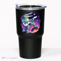 Crocodile Playing Guitar In Space Outer Space Alligator Tumbler thumb 0