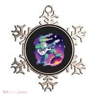 Crocodile Playing Guitar In Space Outer Space Alligator Ornament thumb 0