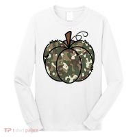 Camouflage Pumpkin Holiday Long Sleeve Shirt thumb 0