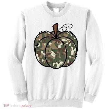 Camouflage Pumpkin Holiday Sweatshirt