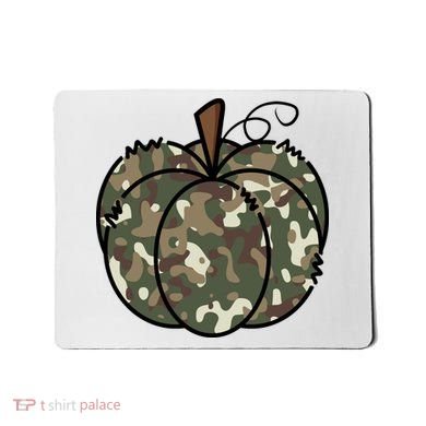 Camouflage Pumpkin Holiday Mousepad