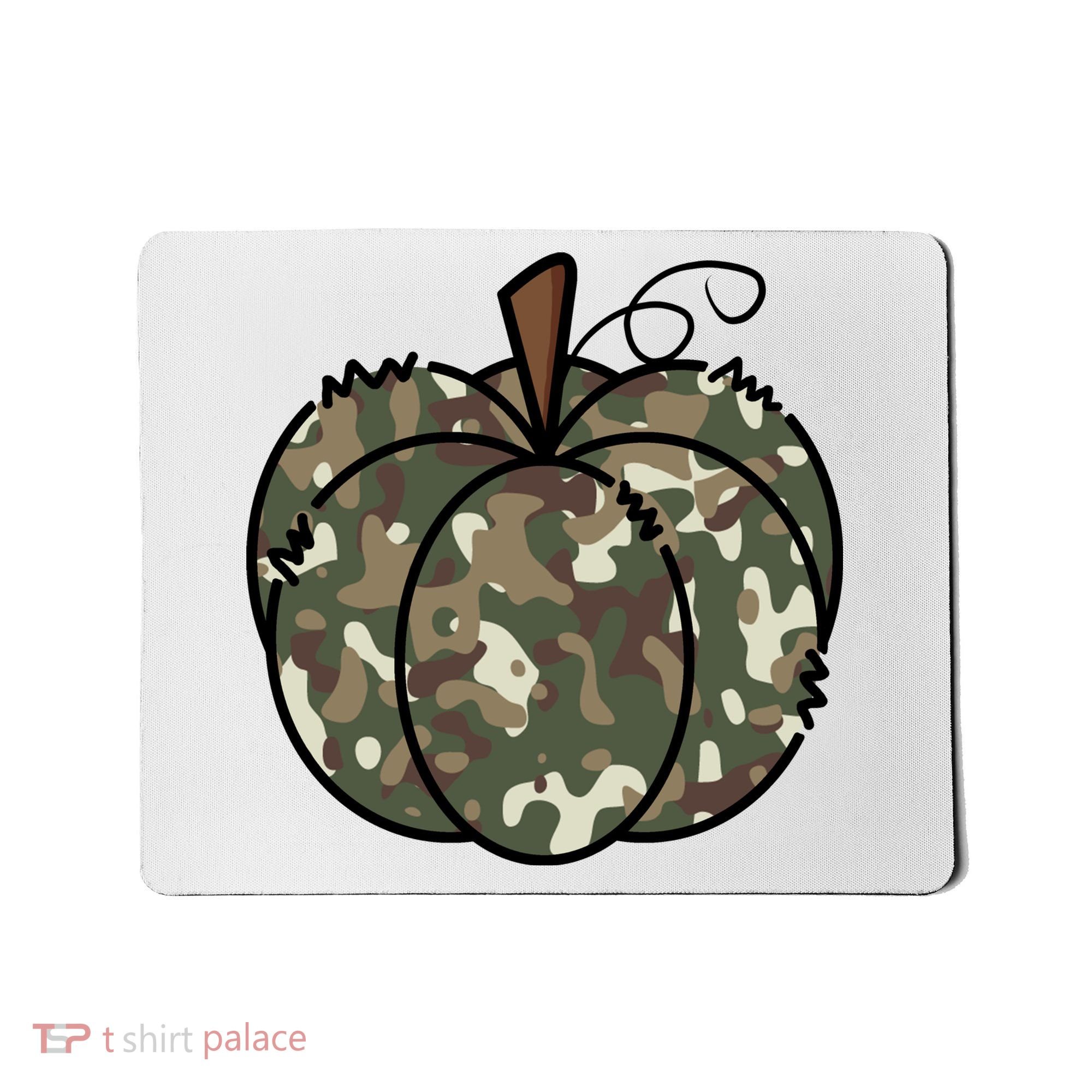 Camouflage Pumpkin Holiday Mousepad
