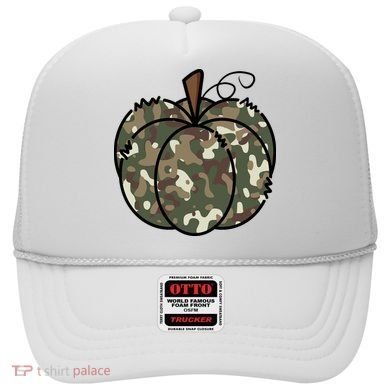 Camouflage Pumpkin Holiday Hat