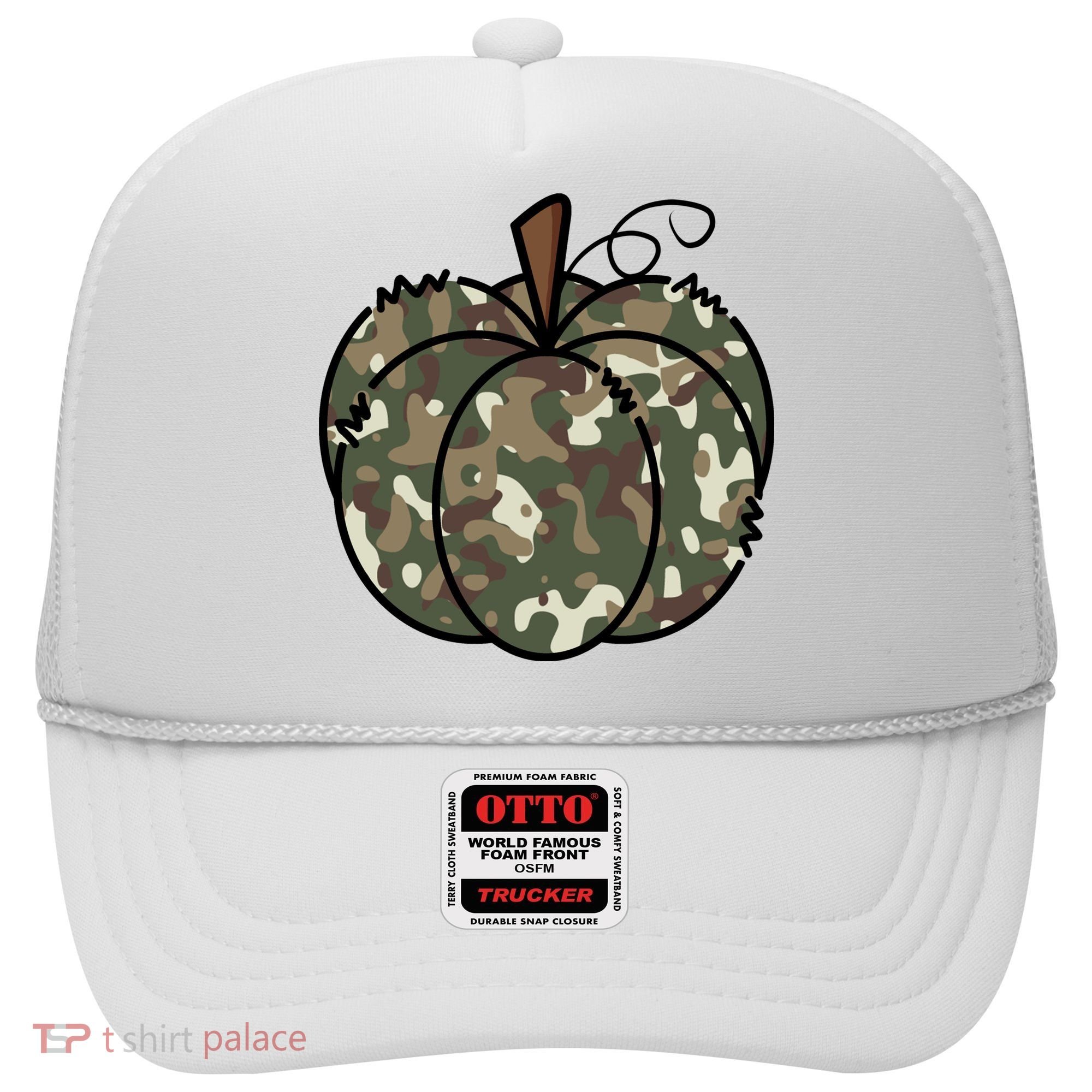 Camouflage Pumpkin Holiday Hat