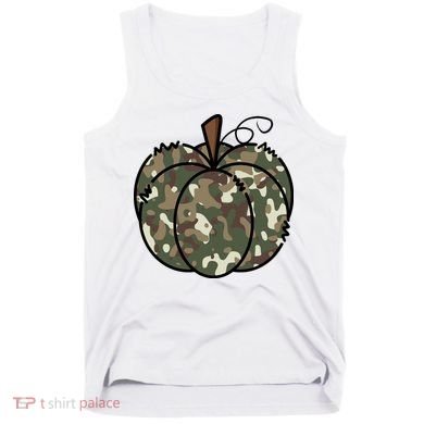 Camouflage Pumpkin Holiday Tank Top