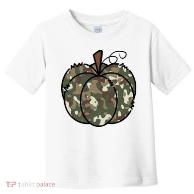 Camouflage Pumpkin Holiday Toddler T-Shirt