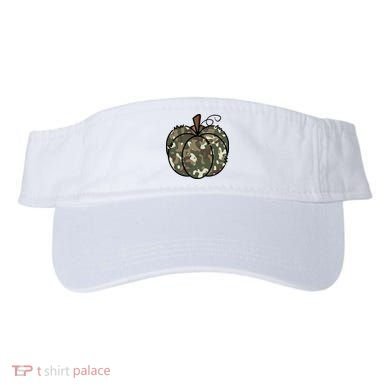Camouflage Pumpkin Holiday Visor