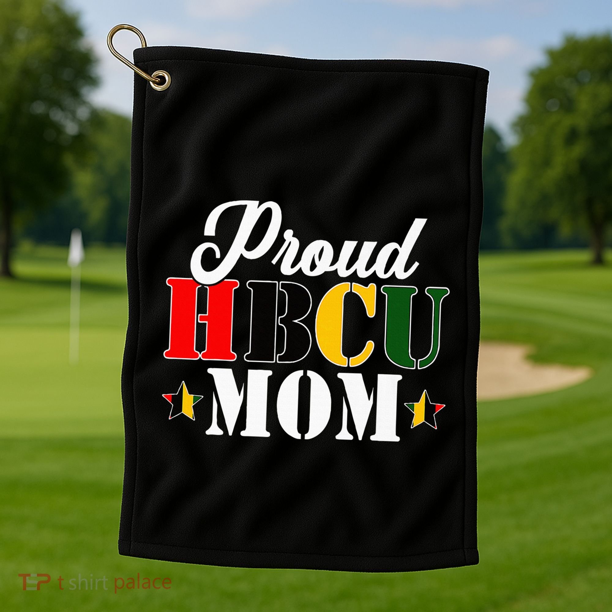 Cute Proud Hbcu Mom Black College & University MotherS Day Golf Towel
