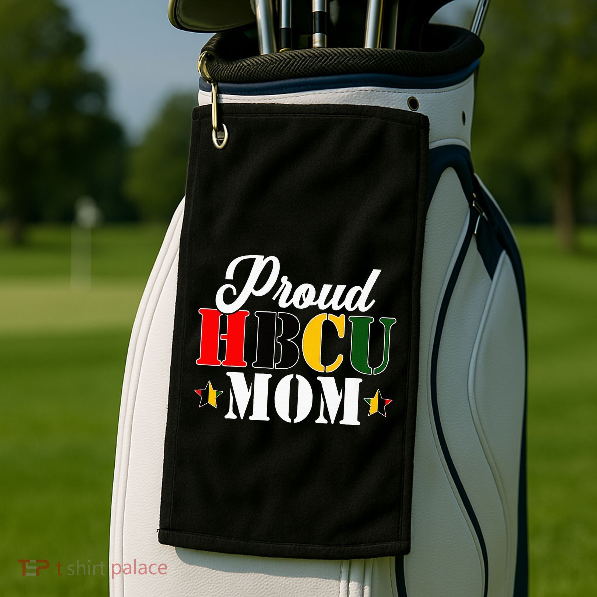 Cute Proud Hbcu Mom Black College & University MotherS Day Golf Towel