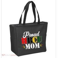 Cute Proud Hbcu Mom Black College & University MotherS Day Tote Bag thumb 2