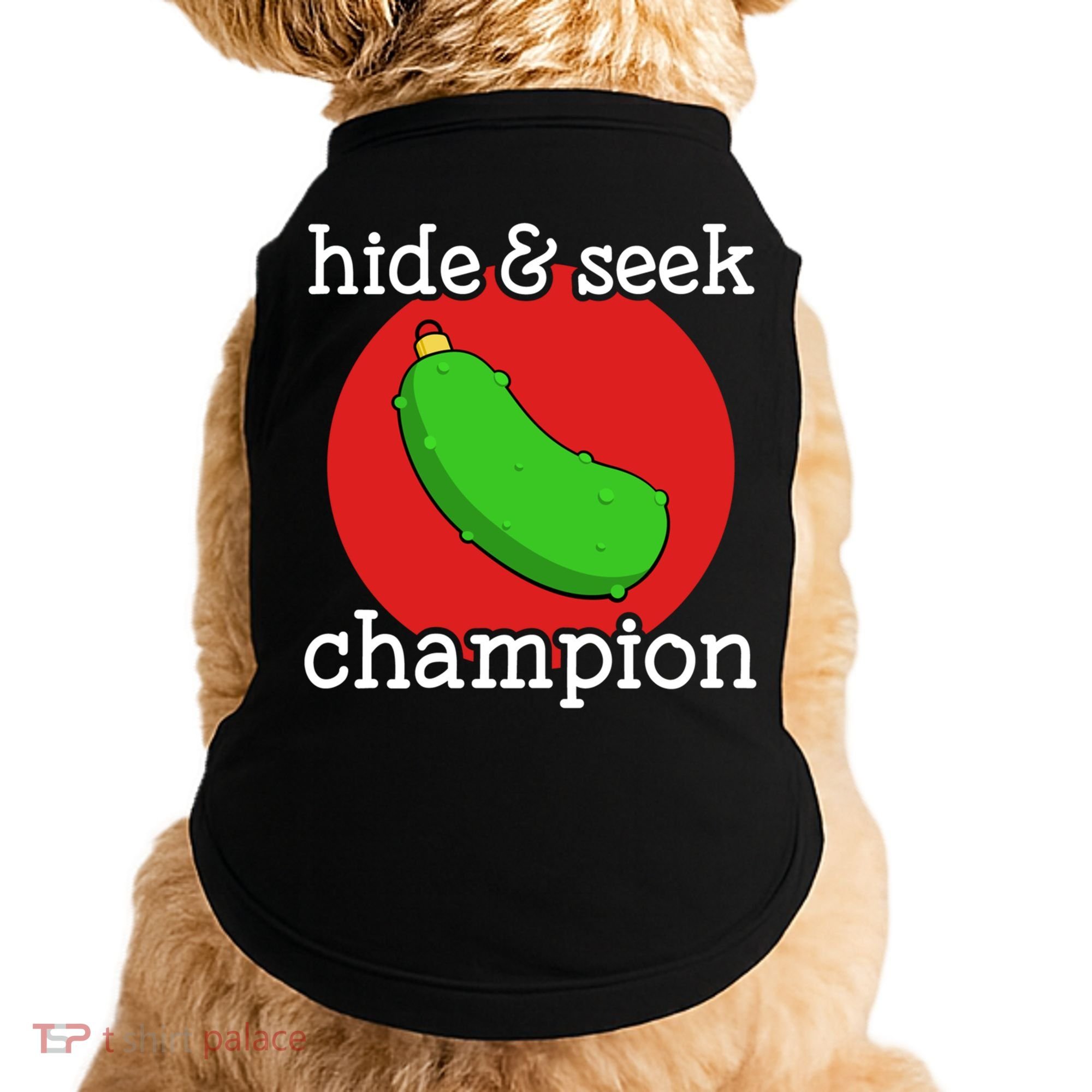 Christmas Pickle Hide And Seek Champion Gift Doggie Tank