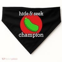 Christmas Pickle Hide And Seek Champion Gift USA-Made Doggie Bandana thumb 0