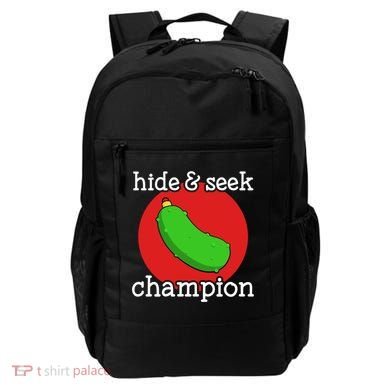 Christmas Pickle Hide And Seek Champion Gift Backpack