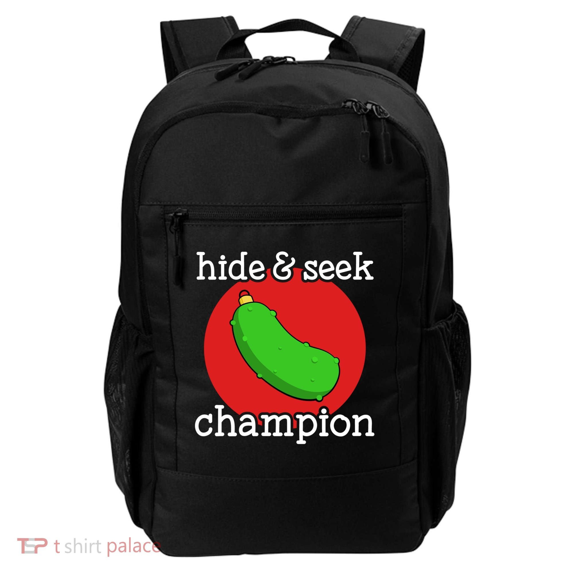 Christmas Pickle Hide And Seek Champion Gift Backpack