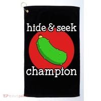 Christmas Pickle Hide And Seek Champion Gift Golf Towel thumb 0