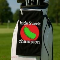 Christmas Pickle Hide And Seek Champion Gift Golf Towel thumb 2