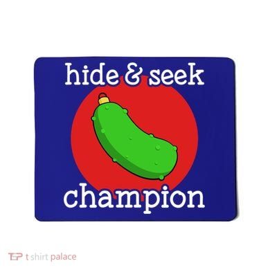Christmas Pickle Hide And Seek Champion Gift Mousepad