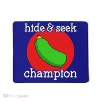 Christmas Pickle Hide And Seek Champion Gift Mousepad thumb 0