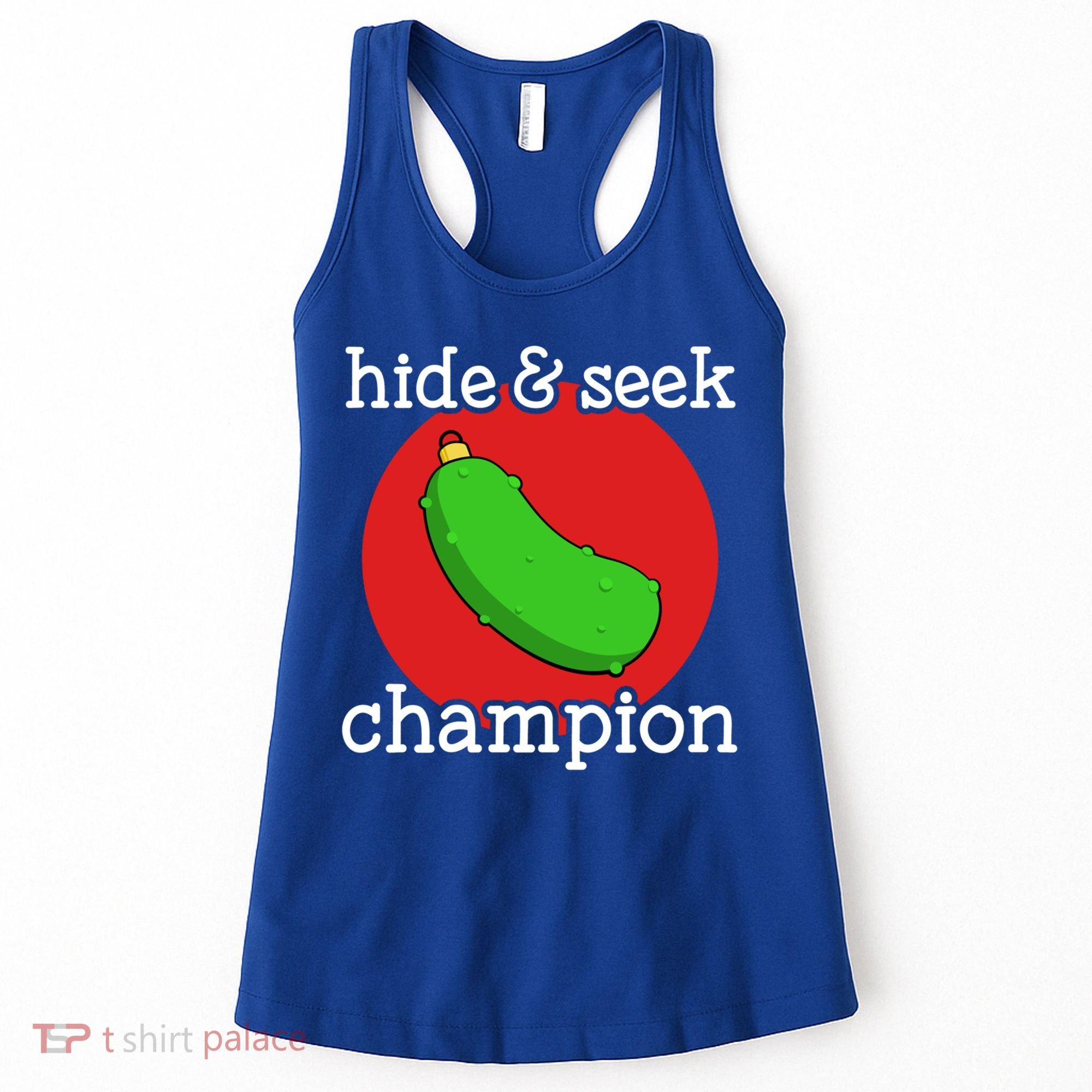 Christmas Pickle Hide And Seek Champion Gift Women's Tank Top