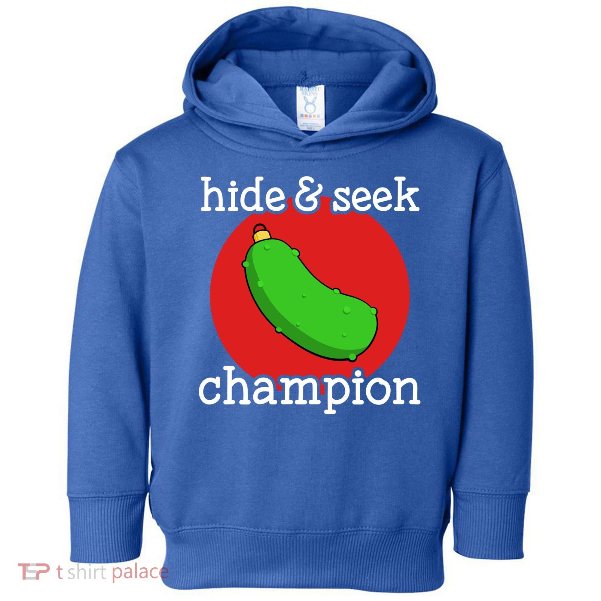 Christmas Pickle Hide And Seek Champion Gift Toddler Hoodie