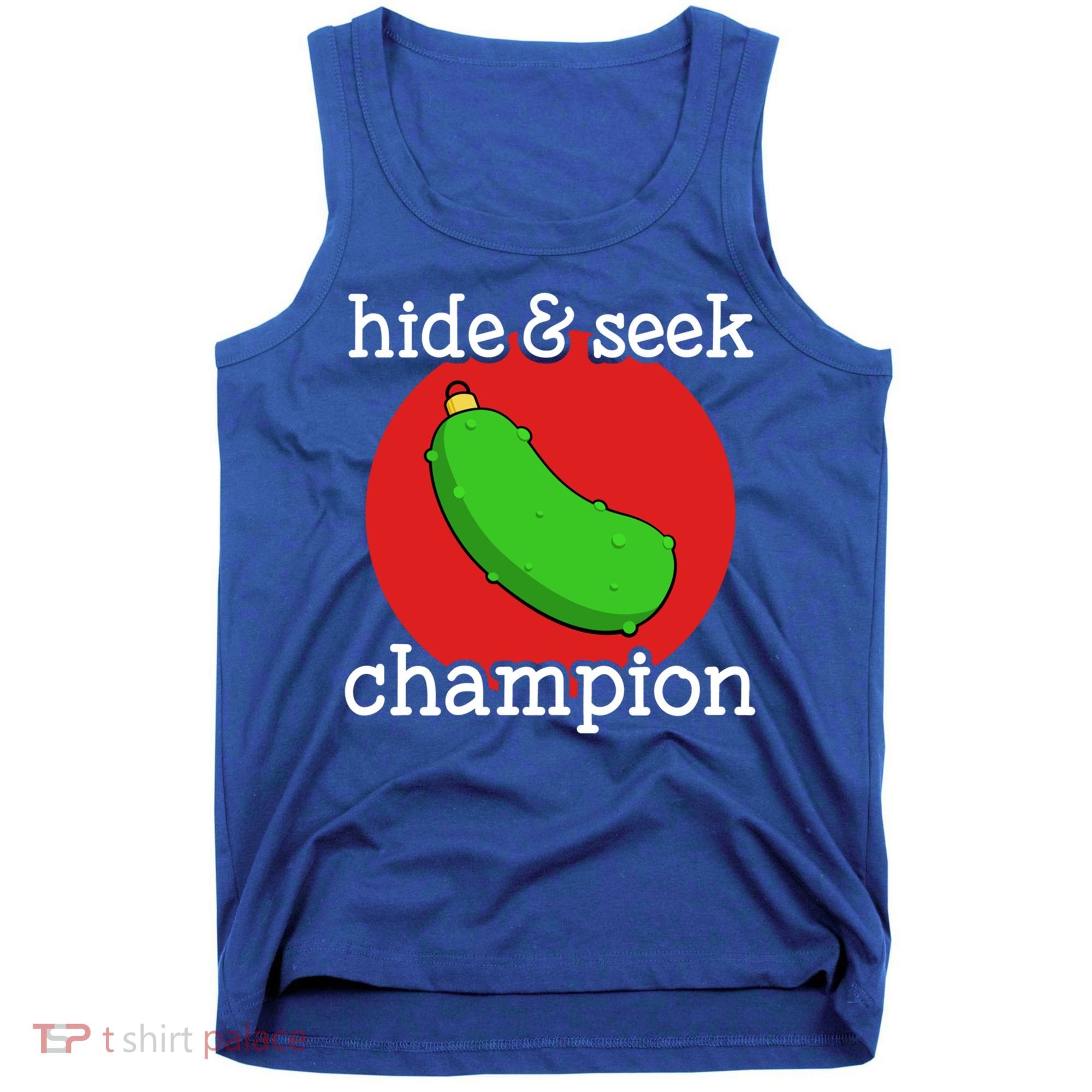 Christmas Pickle Hide And Seek Champion Gift Tank Top