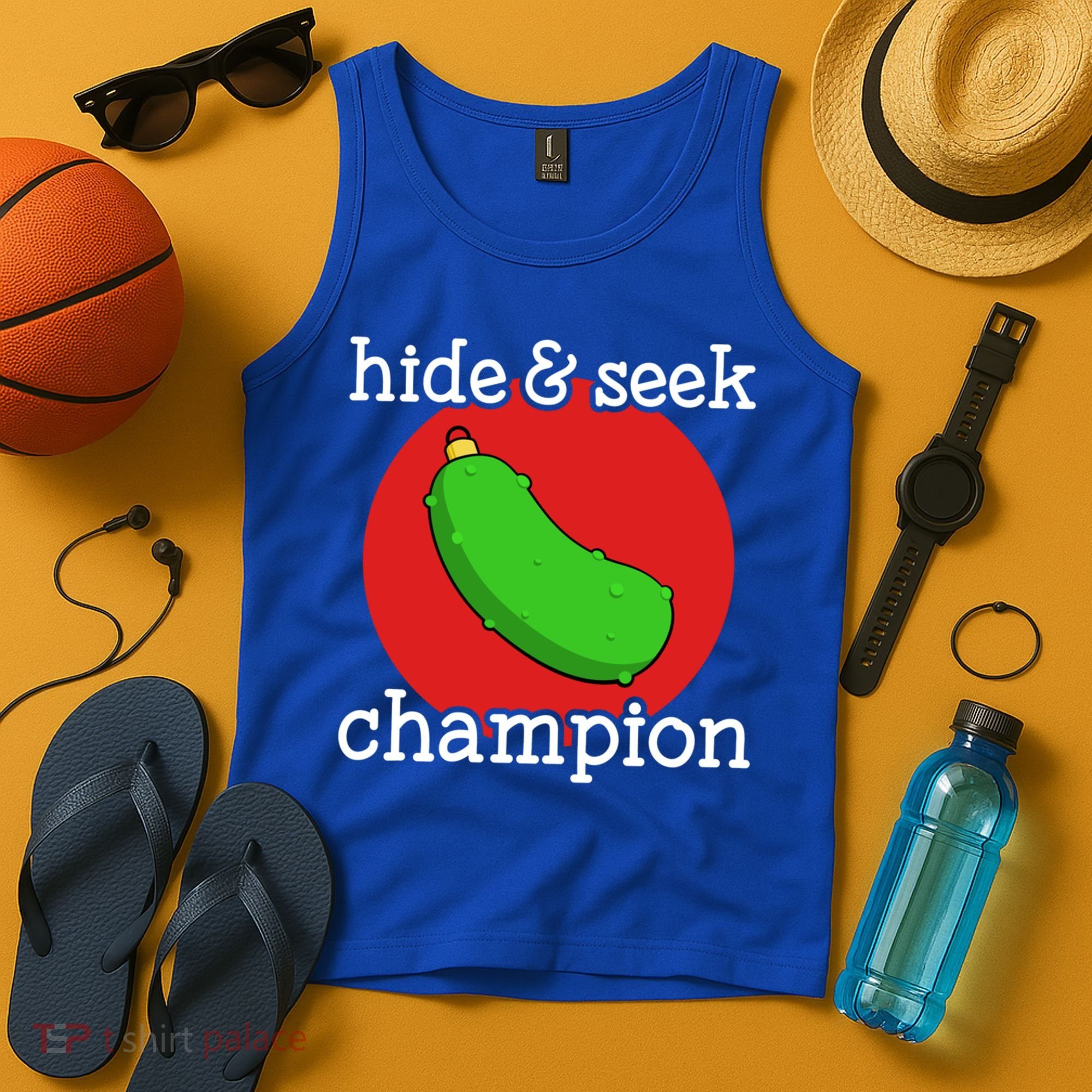 Christmas Pickle Hide And Seek Champion Gift Tank Top