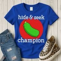 Christmas Pickle Hide And Seek Champion Gift Women's T-Shirt thumb 3