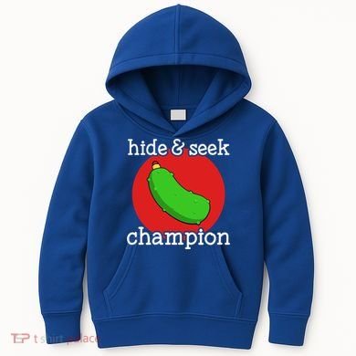 Christmas Pickle Hide And Seek Champion Gift Kids Hoodie