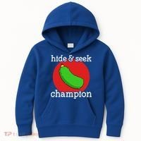 Christmas Pickle Hide And Seek Champion Gift Kids Hoodie thumb 0