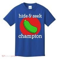 Christmas Pickle Hide And Seek Champion Gift Kids T-Shirt thumb 0