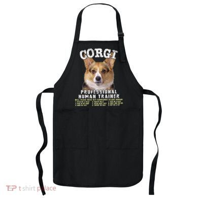 Corgi Professional Human Trainer Cute Dog Apron
