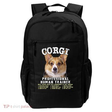 Corgi Professional Human Trainer Cute Dog Backpack