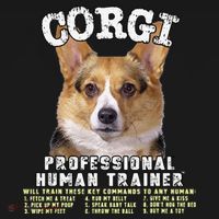 Corgi Professional Human Trainer Cute Dog Backpack thumb 2