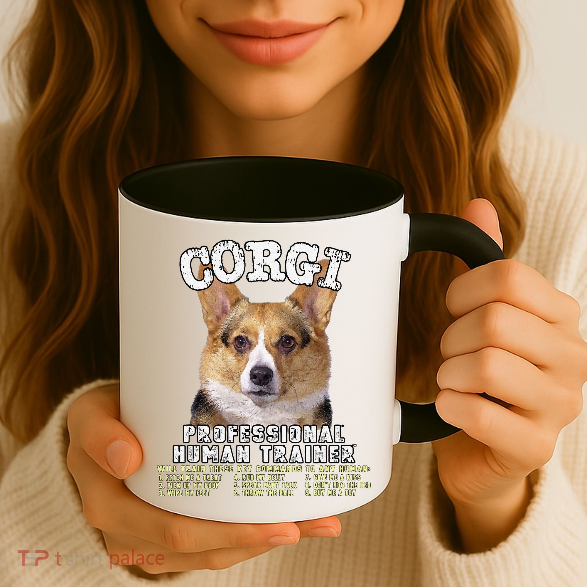 Corgi Professional Human Trainer Cute Dog Coffee Mug