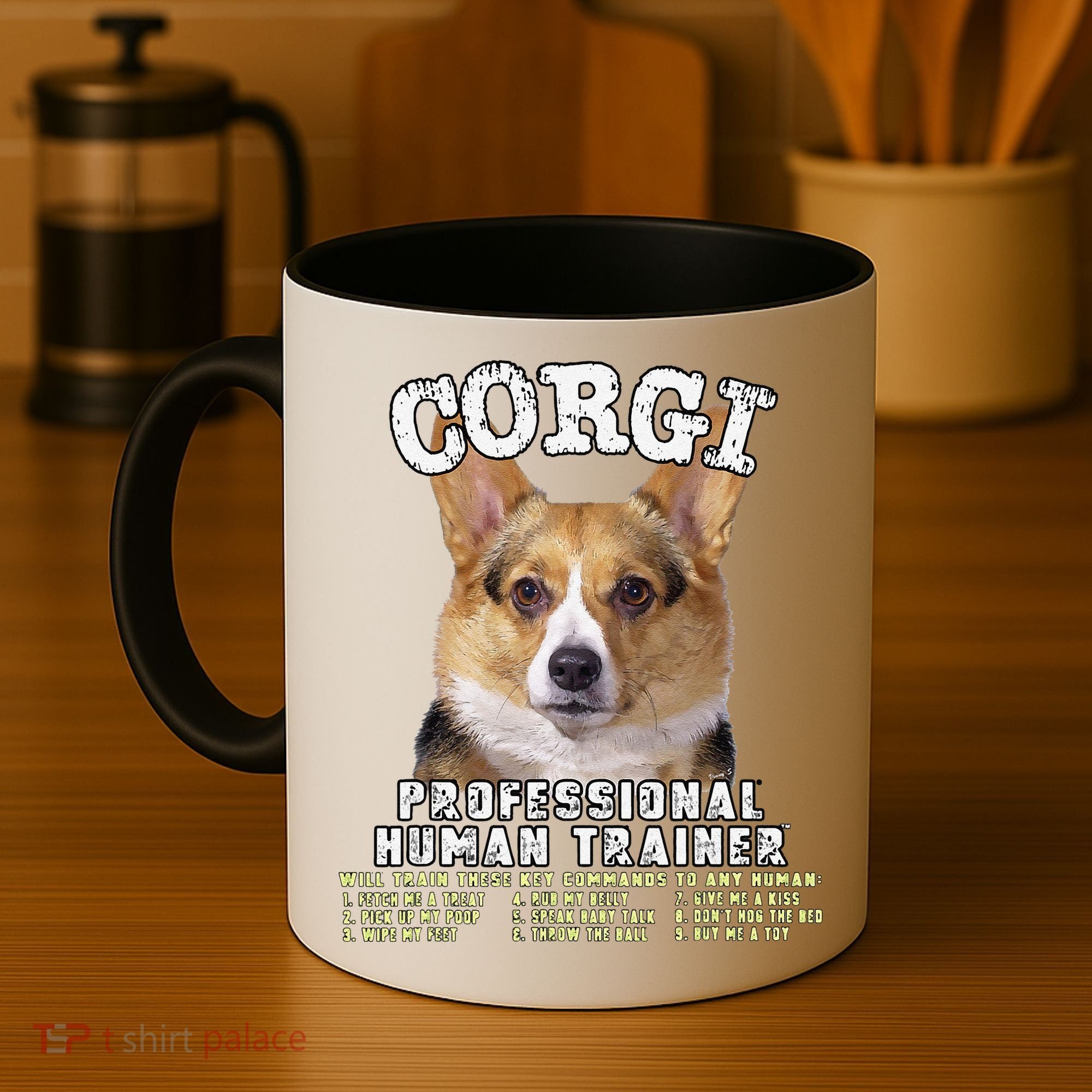 Corgi Professional Human Trainer Cute Dog Coffee Mug