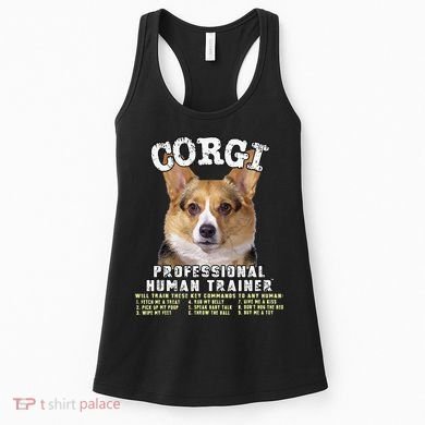 Corgi Professional Human Trainer Cute Dog Women's Tank Top