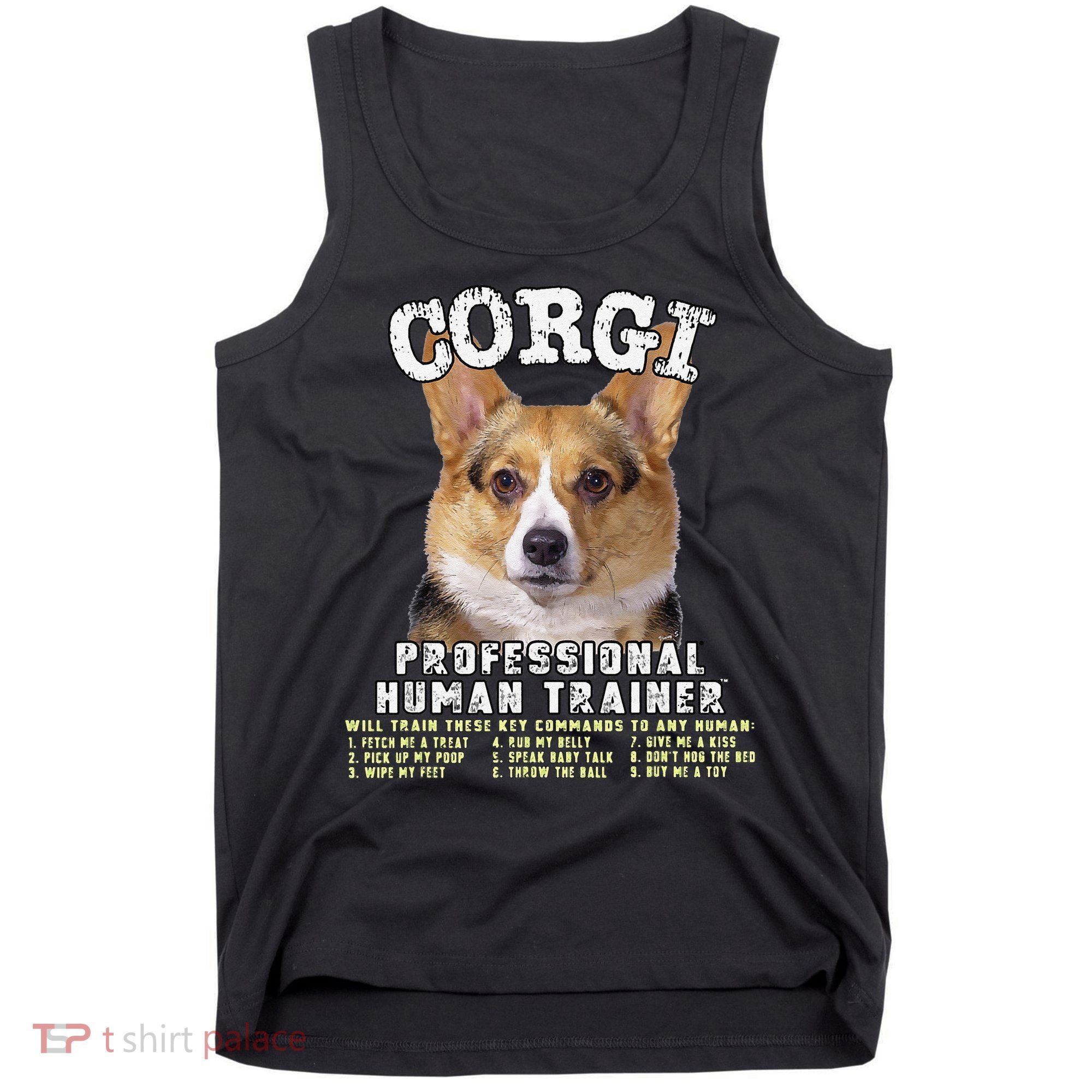 Corgi Professional Human Trainer Cute Dog Tank Top