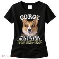 Corgi Professional Human Trainer Cute Dog Women's T-Shirt thumb 0
