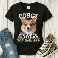 Corgi Professional Human Trainer Cute Dog Women's T-Shirt thumb 3