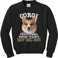 Corgi Professional Human Trainer Cute Dog Kids Sweatshirt thumb 0