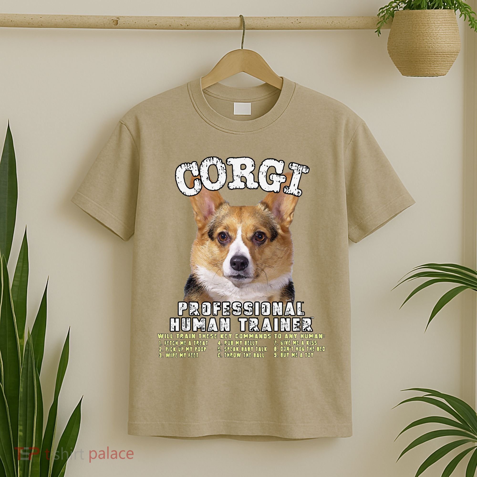 Corgi Professional Human Trainer Cute Dog T-Shirt