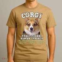 Corgi Professional Human Trainer Cute Dog T-Shirt thumb 3