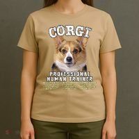 Corgi Professional Human Trainer Cute Dog T-Shirt thumb 4