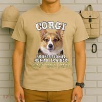 Corgi Professional Human Trainer Cute Dog T-Shirt thumb 6