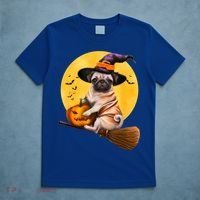 Cute Pug Halloween Costume Shirt Boys Girls Dog T-Shirt thumb 5